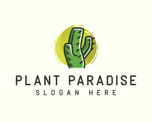 Cactus Desert Plant  logo design