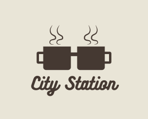 Coffee Cup Geek logo design