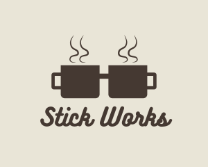 Coffee Cup Geek logo design