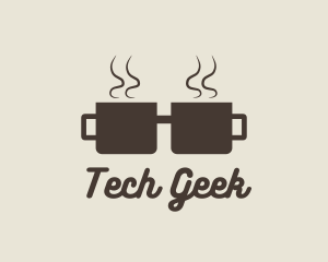 Coffee Cup Geek logo design