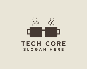 Coffee Cup Geek logo design