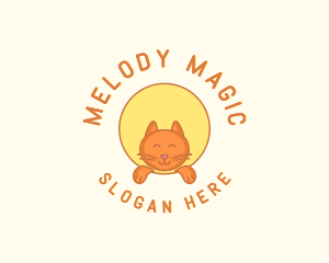  Happy Cat Kitten Logo