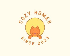  Happy Cat Kitten logo design