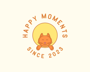  Happy Cat Kitten logo design