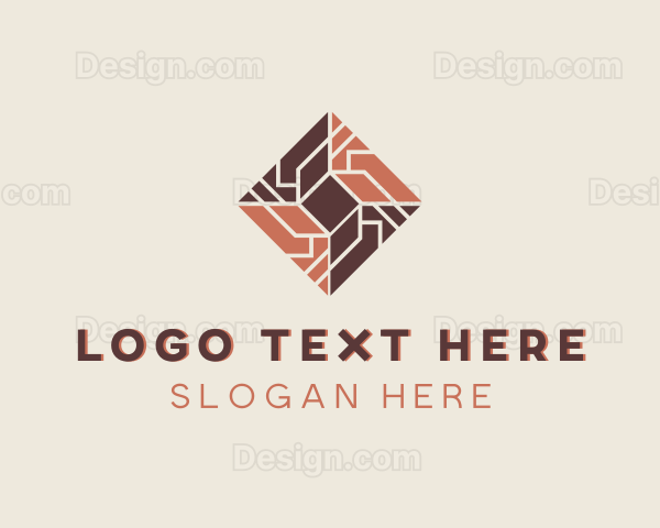 Tile Floorboard Pattern Logo