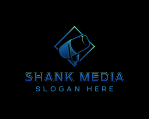 Media Microphone Broadcast logo design