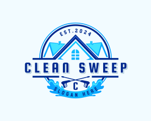 Power Washer Cleaning logo design