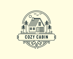 Carpenter Woodwork Cabin logo