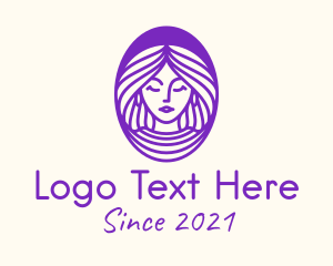 Purple Stylish Woman logo