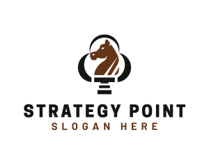 Equestrian Horse Stallion logo design