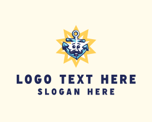 Sailing - Marine Sailing Anchor logo design