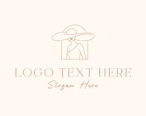 Fashion Floppy Hat logo design