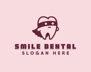 Superhero Tooth Dentistry logo design