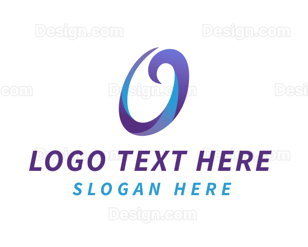 Business Script Letter O Logo