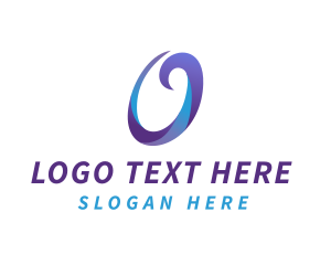 Business Script Letter O Logo