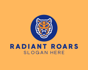 Fierce Roaring Tiger logo design