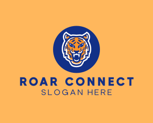 Fierce Roaring Tiger logo design