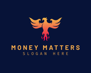 Majestic Phoenix Wings logo design