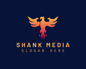 Majestic Phoenix Wings logo design