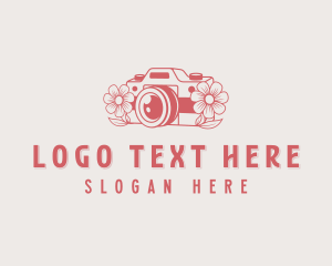 Floral Camera Photographer logo