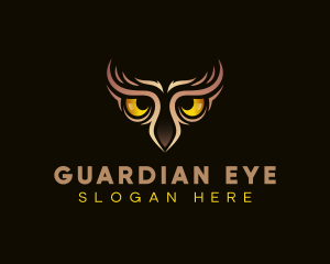 Owl Eyes Nocturnal logo design