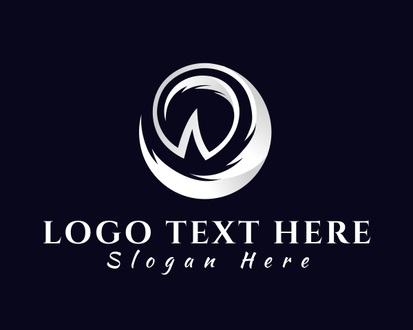 Metallic logo example 1