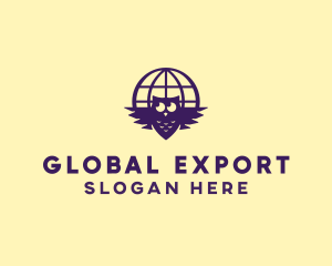 International Global Owl logo design