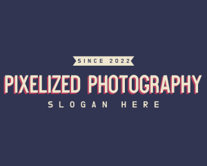 Retro Clothing Banner logo design