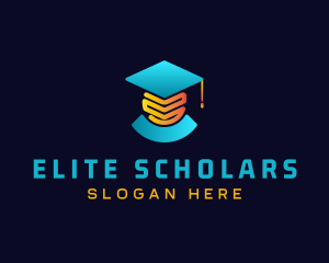 Graduation Cap Degree logo design