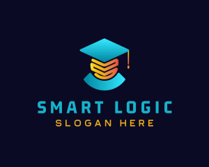 Graduation Cap Degree logo design