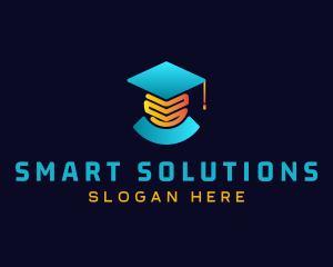 Graduation Cap Degree logo design