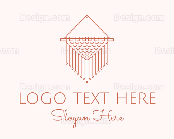 Macrame Woven Decoration Logo