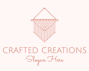 Macrame Woven Decoration logo design