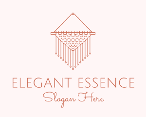 Macrame Woven Decoration logo design