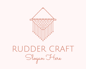 Macrame Woven Decoration logo design