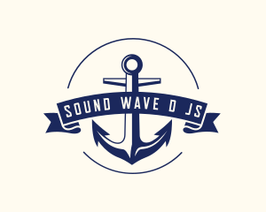 Navy Anchor Sail Logo