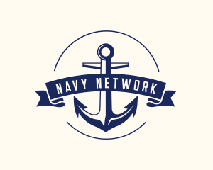 Navy Anchor Sail logo