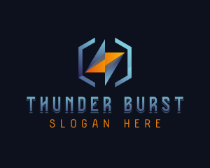 Thunder Tech Bolt logo design