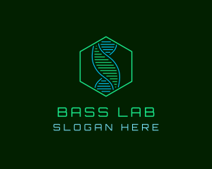 Biotech DNA Leaf logo design