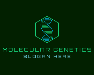 Biotech DNA Leaf logo design