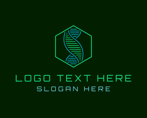 Genetics - Biotech DNA Leaf logo design