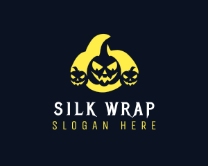 Halloween Spooky Pumpkin Logo