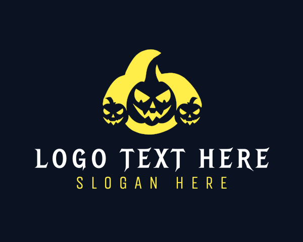 Halloween Party logo example 3