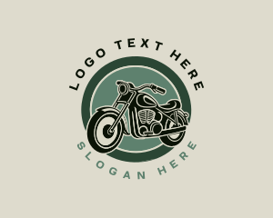 Detailing Motorcycle Garage Logo