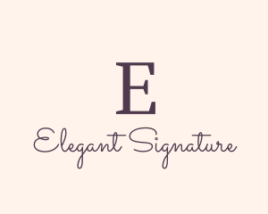 Elegant Feminine Lifestyle logo design