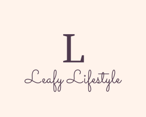 Elegant Feminine Lifestyle logo design