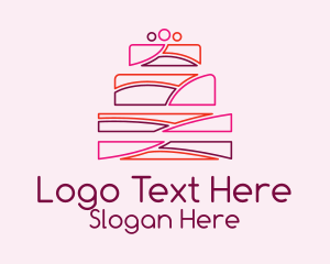 Multicolor Wedding Cake  Logo