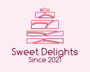 Multicolor Wedding Cake  logo