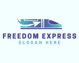 Express Train Shipment logo design