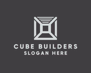 Generic Tech Cube logo design